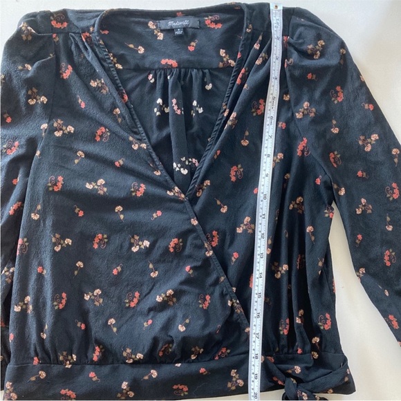 MADEWELL Wrap Floral Top - Picture 7 of 15